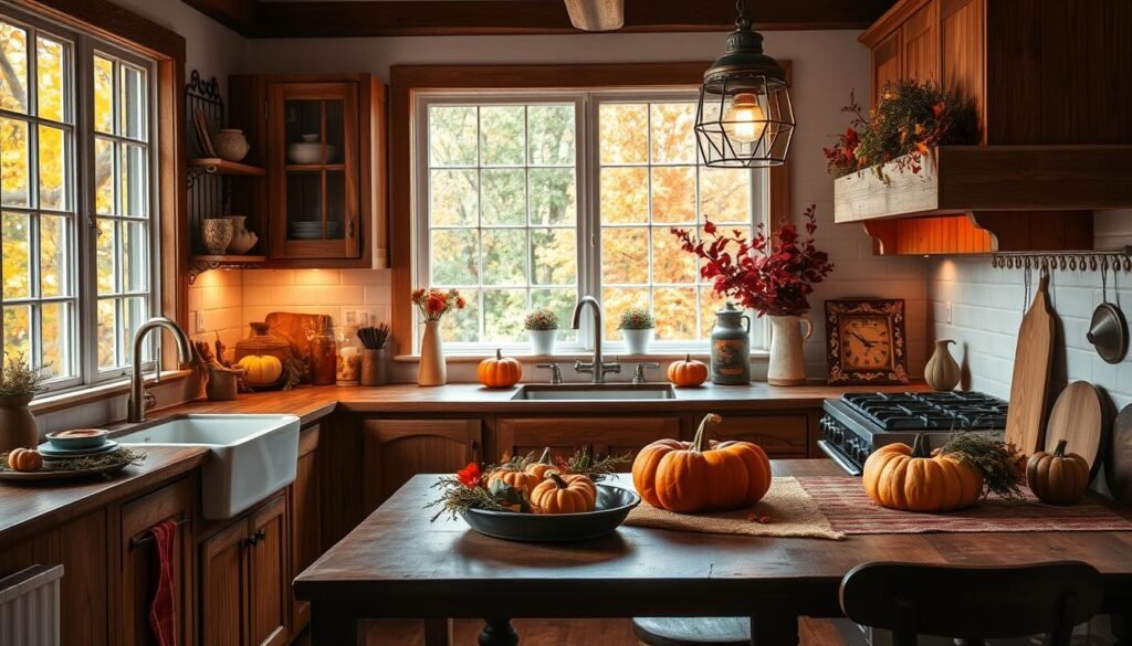 rustic fall kitchen designs